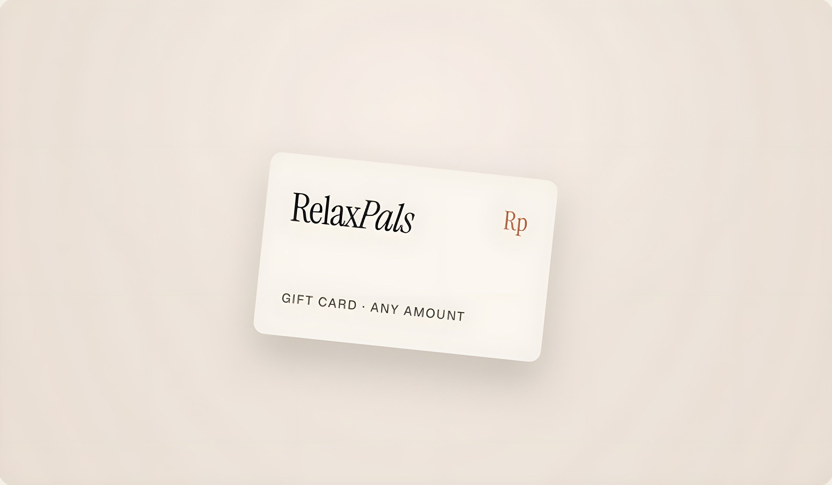 Tarjeta regalo RelaxPals