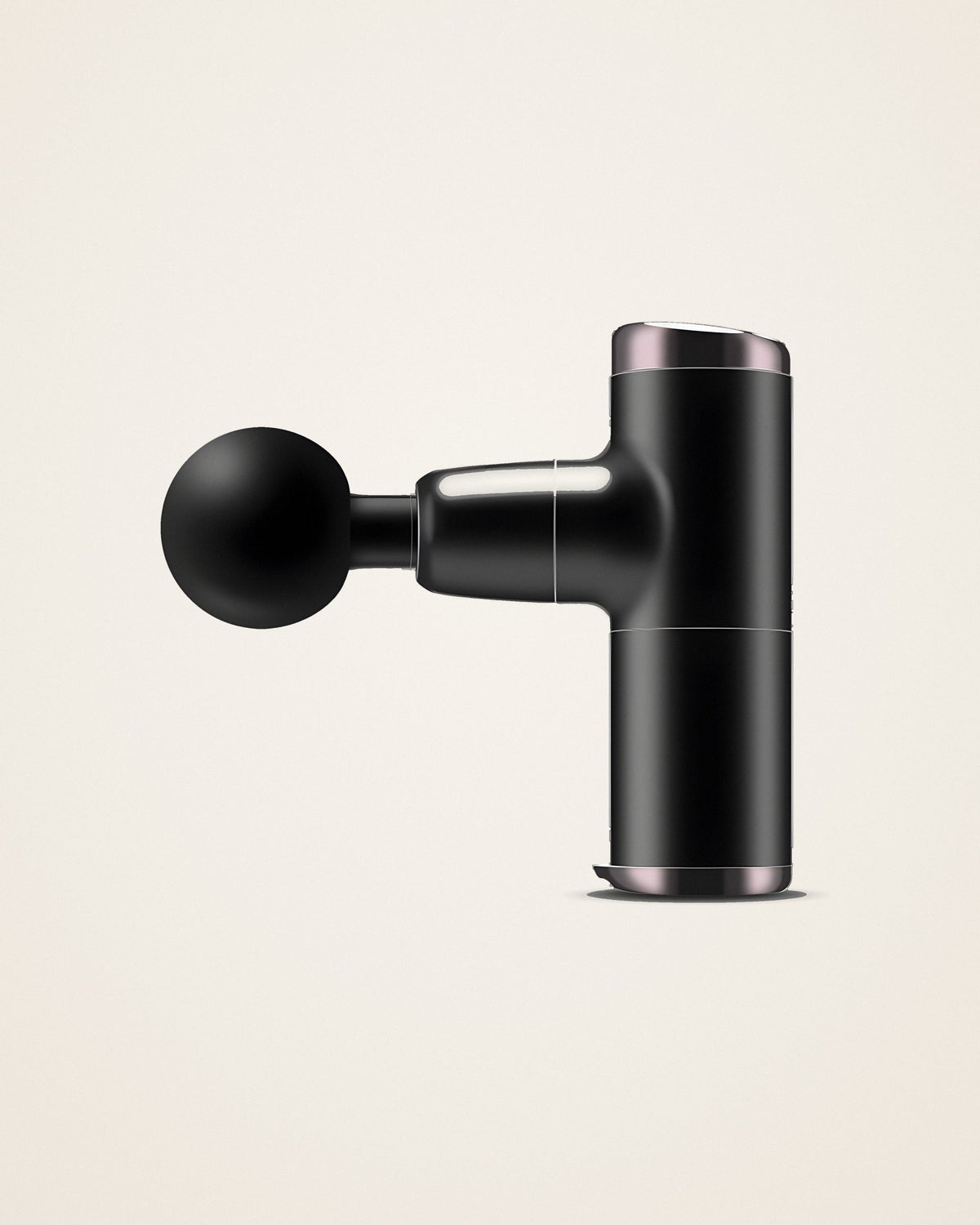 Taschen-Massagepistole Bean in Schwarz