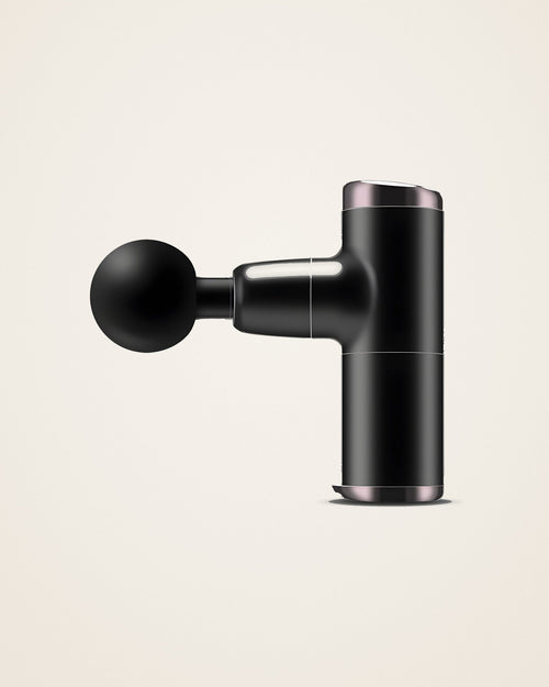 Taschen-Massagepistole Bean in Schwarz